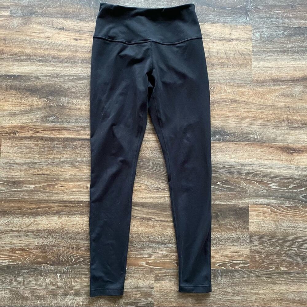 Zella Solid Black Leggings Size Medium